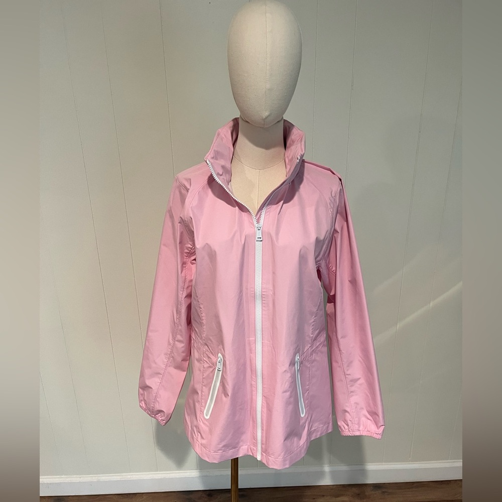 NWOT Ralph Lauren Water Repellent Golf Jacket/Windbreaker in Pink - Picture 2 of 12